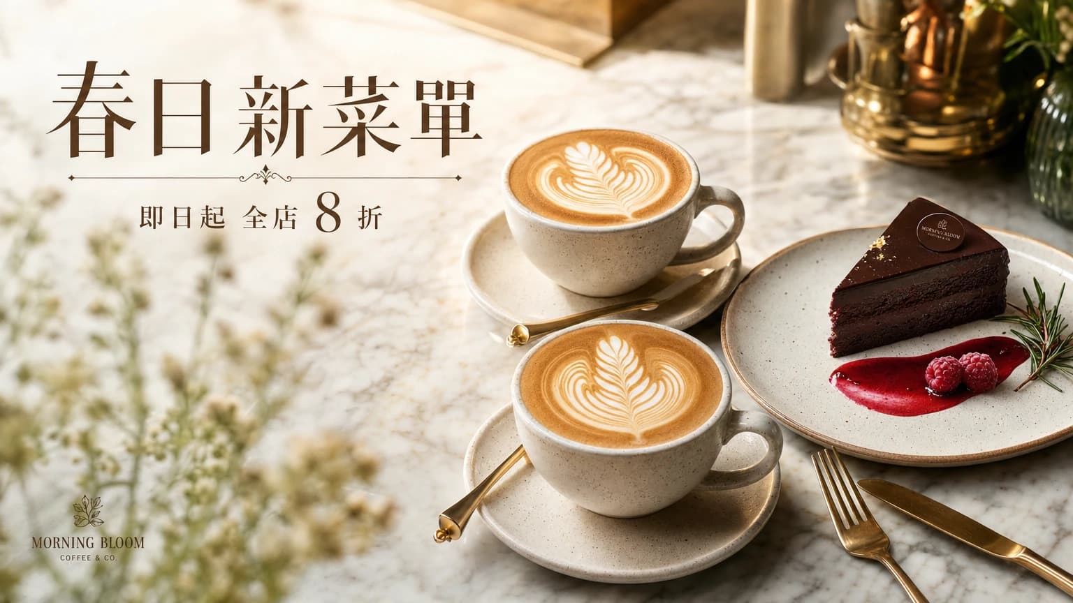 餐飲 - after: Agency 級 lifestyle 食物相 + 中文海報