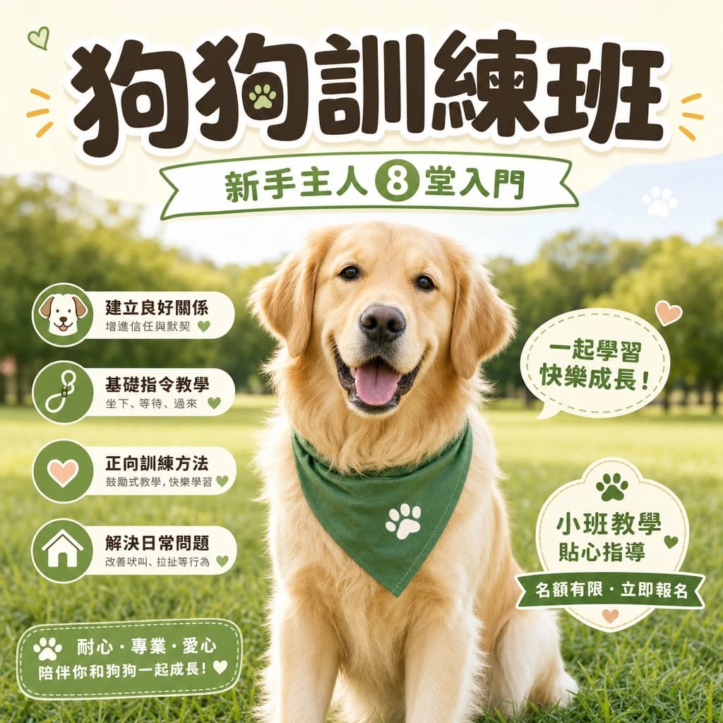訓犬班招生
